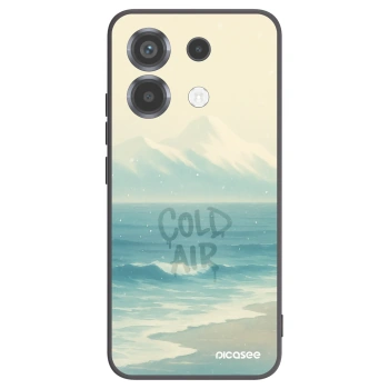 Picasee silikonowe czarne etui na Xiaomi Poco X6 - COLD AIR