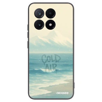 Picasee silikonowe czarne etui na Xiaomi Poco X6 Pro - COLD AIR