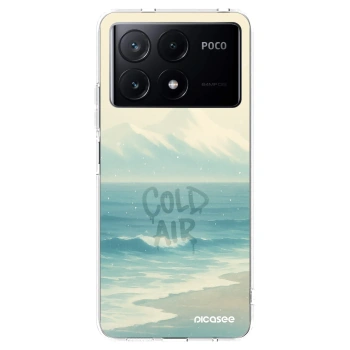 Picasee silikonowe przeźroczyste etui na Xiaomi Poco X6 Pro - COLD AIR