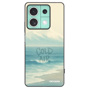 Picasee silikonowe czarne etui na Xiaomi Redmi Note 13 5G - COLD AIR