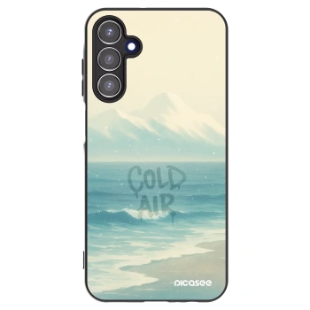 Picasee silikonowe czarne etui na Samsung Galaxy A15 A155F 4G - COLD AIR