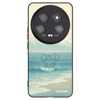 Picasee silikonowe czarne etui na Xiaomi 14 Ultra - COLD AIR