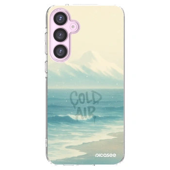 Picasee silikonowe przeźroczyste etui na Samsung Galaxy A55 5G A556B - COLD AIR