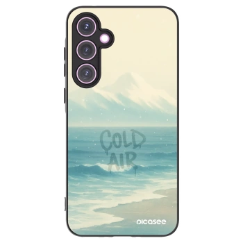 Picasee silikonowe czarne etui na Samsung Galaxy A35 5G A356B - COLD AIR