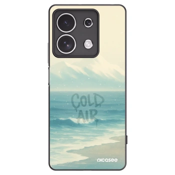 Picasee silikonowe czarne etui na Xiaomi Redmi Note 13 4G - COLD AIR