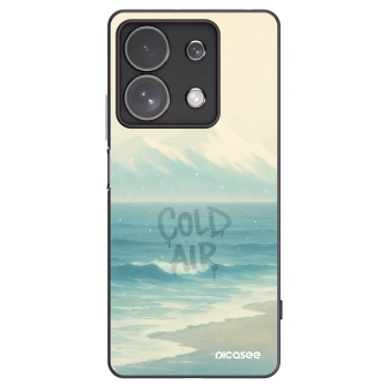 Picasee silikonowe czarne etui na Xiaomi Redmi Note 13 Pro 4G - COLD AIR