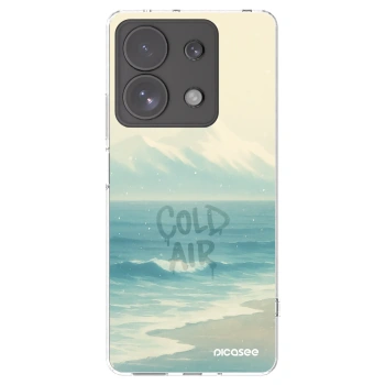 Picasee silikonowe przeźroczyste etui na Xiaomi Redmi Note 13 Pro 4G - COLD AIR
