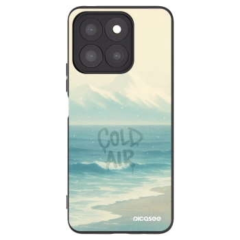 Picasee silikonowe czarne etui na Honor X8b - COLD AIR