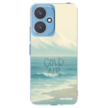 Picasee silikonowe przeźroczyste etui na Xiaomi Redmi 13C 5G - COLD AIR