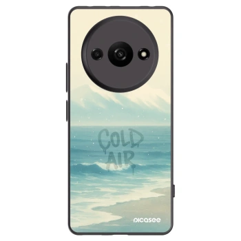 Picasee silikonowe czarne etui na Xiaomi Redmi A3 - COLD AIR