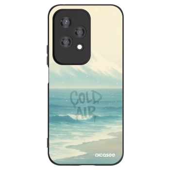Picasee silikonowe czarne etui na Honor 200 Lite - COLD AIR