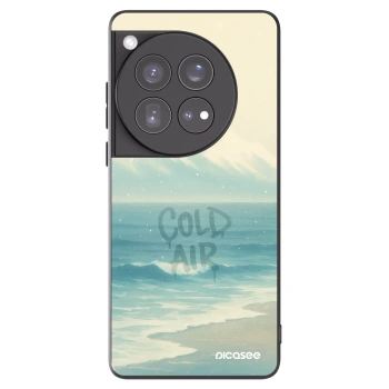 Picasee silikonowe czarne etui na OnePlus 12 5G - COLD AIR