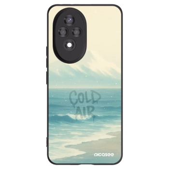 Picasee silikonowe czarne etui na Honor 200 Pro 5G - COLD AIR