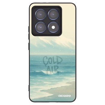 Picasee silikonowe czarne etui na Xiaomi 14T Pro - COLD AIR