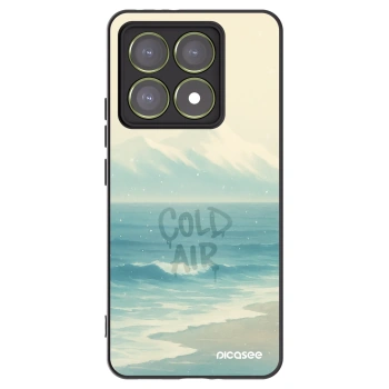 Picasee silikonowe czarne etui na Xiaomi 14T - COLD AIR