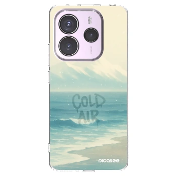 Picasee silikonowe przeźroczyste etui na Xiaomi Redmi Note 14 5G - COLD AIR