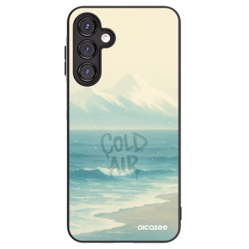 Picasee silikonowe czarne etui na Samsung Galaxy A16 5G - COLD AIR