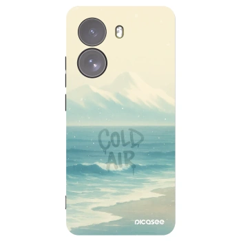 Picasee silikonowe czarne etui na Xiaomi Poco X7 - COLD AIR