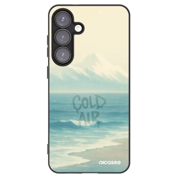 Picasee silikonowe czarne etui na Samsung Galaxy S25+ 5G - COLD AIR