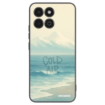 Picasee silikonowe czarne etui na Honor 200 Smart 5G - COLD AIR