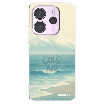 Picasee silikonowe przeźroczyste etui na Xiaomi Redmi Note 14 4G - COLD AIR