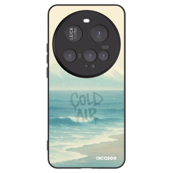 Picasee silikonowe czarne etui na Xiaomi 15 Ultra - COLD AIR