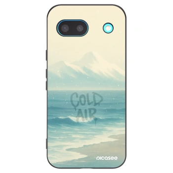 Picasee silikonowe czarne etui na Google Pixel 8a - COLD AIR
