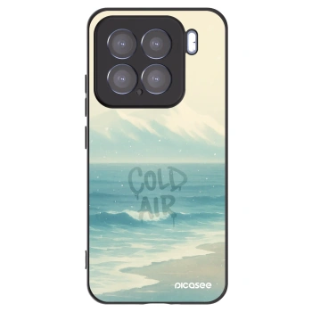 Picasee silikonowe czarne etui na Xiaomi 15 - COLD AIR