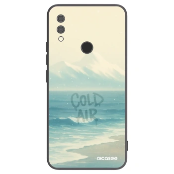 Picasee silikonowe czarne etui na Xiaomi Redmi Note 7 - COLD AIR