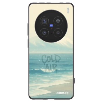 Picasee silikonowe czarne etui na Vivo X200 Pro - COLD AIR
