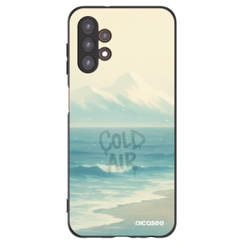 Picasee silikonowe czarne etui na Samsung Galaxy A13 5G - COLD AIR