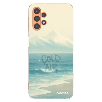 Picasee silikonowe przeźroczyste etui na Samsung Galaxy A13 5G - COLD AIR