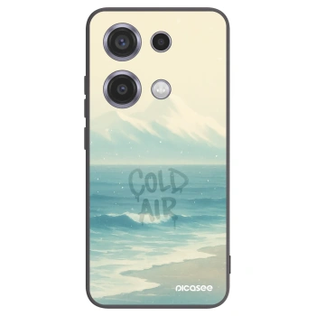 Picasee silikonowe czarne etui na Xiaomi Redmi Note 14S - COLD AIR