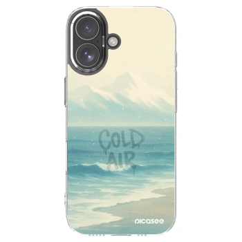 Picasee silikonowe przeźroczyste etui na Apple iPhone 17 - COLD AIR