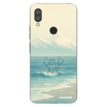 Picasee silikonowe przeźroczyste etui na Xiaomi Redmi 7 - COLD AIR