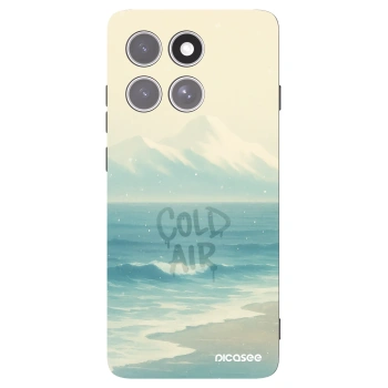 Picasee silikonowe czarne etui na Motorola Edge 60 Pro - COLD AIR