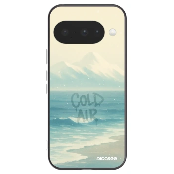 Picasee silikonowe czarne etui na Google Pixel 10 - COLD AIR