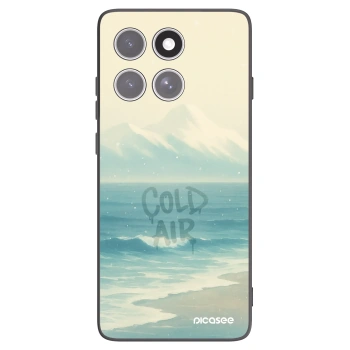 Picasee silikonowe czarne etui na Motorola Edge 60 Fusion - COLD AIR