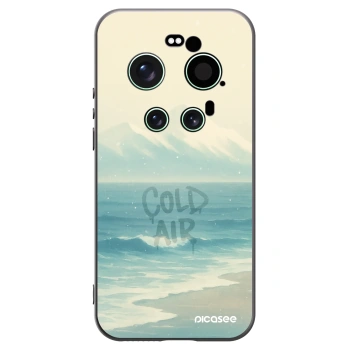 Picasee silikonowe czarne etui na Xiaomi 17 Ultra - COLD AIR