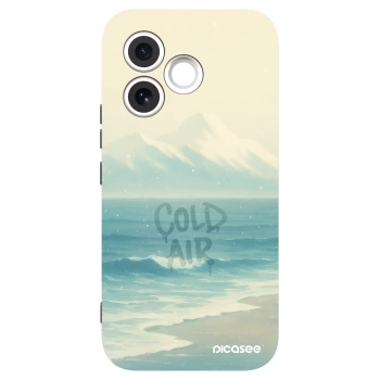 Picasee silikonowe czarne etui na Honor 600 Lite - COLD AIR