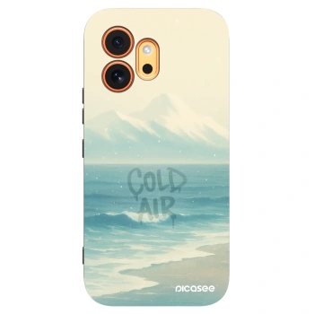 Picasee silikonowe czarne etui na Honor 600 - COLD AIR