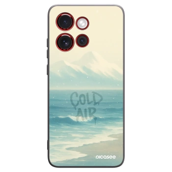 Picasee silikonowe czarne etui na Motorola Edge 60 Neo 5G - COLD AIR