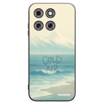 Picasee silikonowe czarne etui na Motorola Moto G77 - COLD AIR