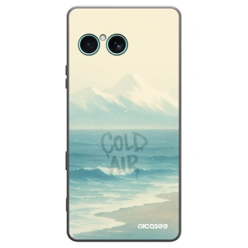 Picasee silikonowe czarne etui na Sony Xperia 10 VII - COLD AIR