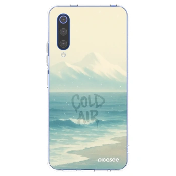 Picasee silikonowe przeźroczyste etui na Xiaomi Mi 9 SE - COLD AIR