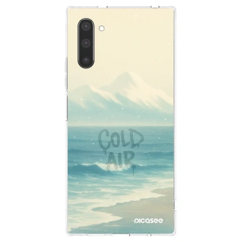 Picasee silikonowe przeźroczyste etui na Samsung Galaxy Note 10 N970F - COLD AIR