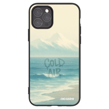 Picasee silikonowe czarne etui na Apple iPhone 11 Pro - COLD AIR