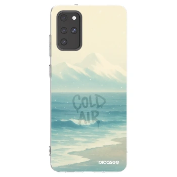 Picasee silikonowe przeźroczyste etui na Samsung Galaxy S20+ G985F - COLD AIR