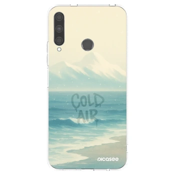 Picasee silikonowe przeźroczyste etui na Huawei P40 Lite E - COLD AIR
