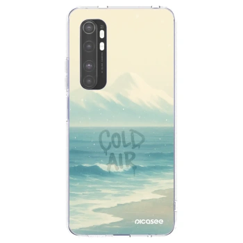 Picasee silikonowe przeźroczyste etui na Xiaomi Mi Note 10 Lite - COLD AIR